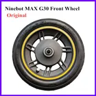 Оригинальное переднее колесо для Ninebot Max G30 Kickscooter 10 дюймов переднее колесо концентратор с вакуумной шиной в сборе запасные части