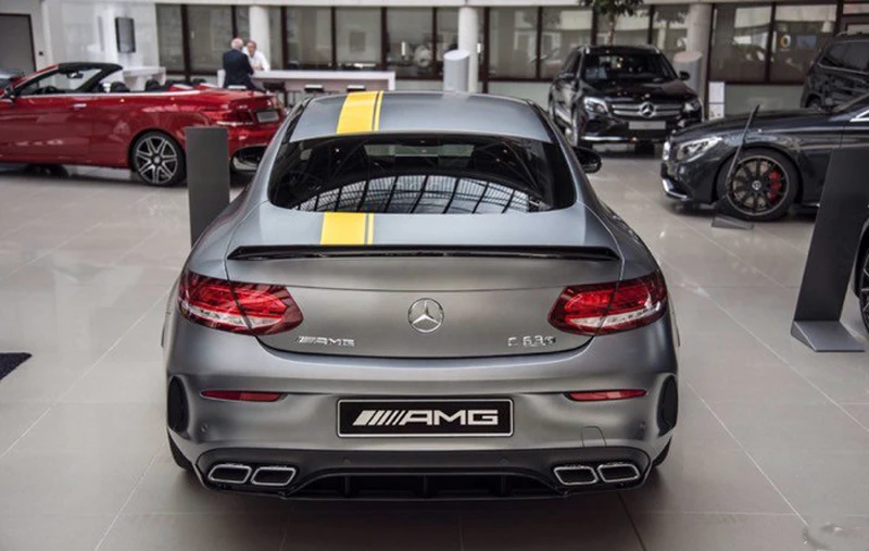 Спойлер для Mercedes C Class W205 спойлер из углеродного волокна заднего багажника крыла
