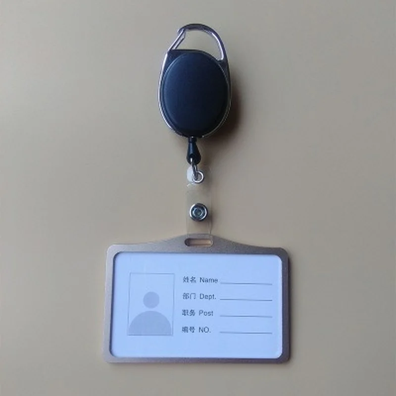 

Имя держатель для карт ID Знак держатель катушки офиса школы значок медсестры держатель с карман для удостоверения личности-цепь зажимы