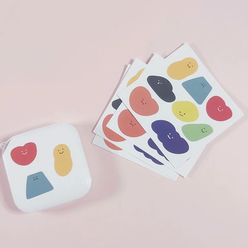 8 шт./лот мультяшный милый корейский стиль Ins Сердце Улыбка облако стикер DIY