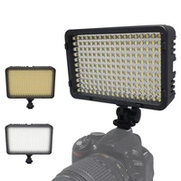 mcoplus le 198b led video light professional fill light 169 screen two color led light power monitoring photographic lighting