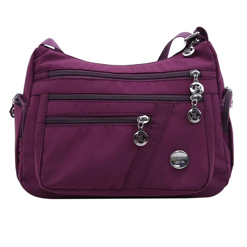 

Multi-layer Casual Shoulder Bag Luxury Handbags Ladies Crossbody Bag Tote Designer Nylon Messenger Bags Female Purse