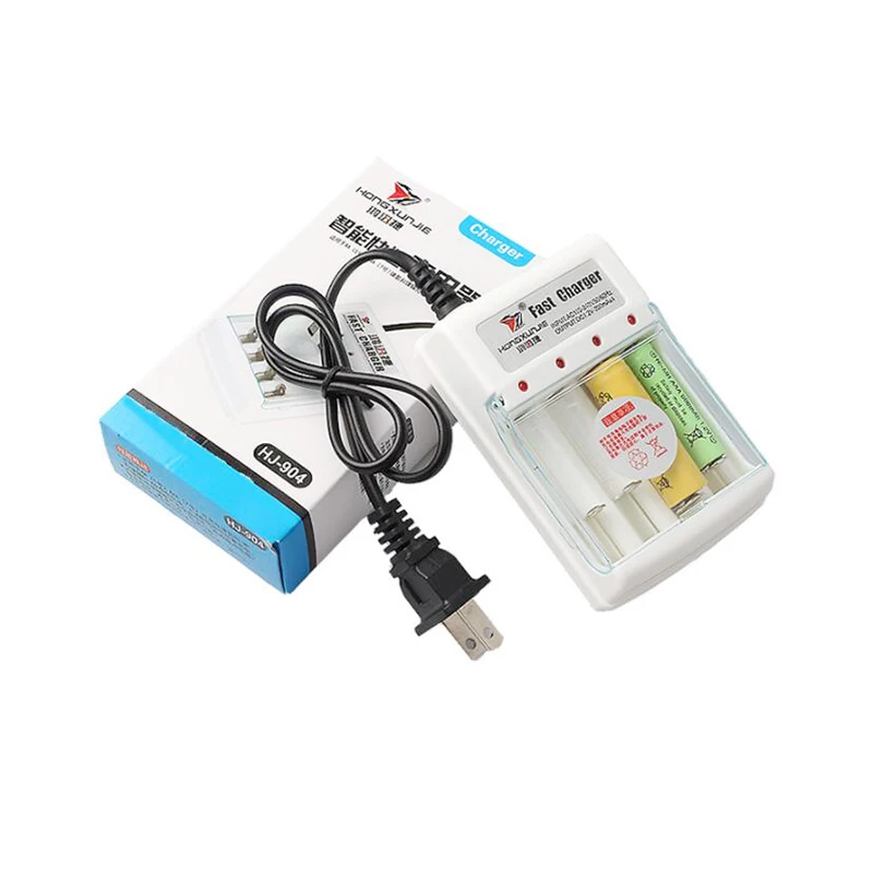 1 шт. новое универсальное зарядное устройство с четырьмя слотами для быстрой
