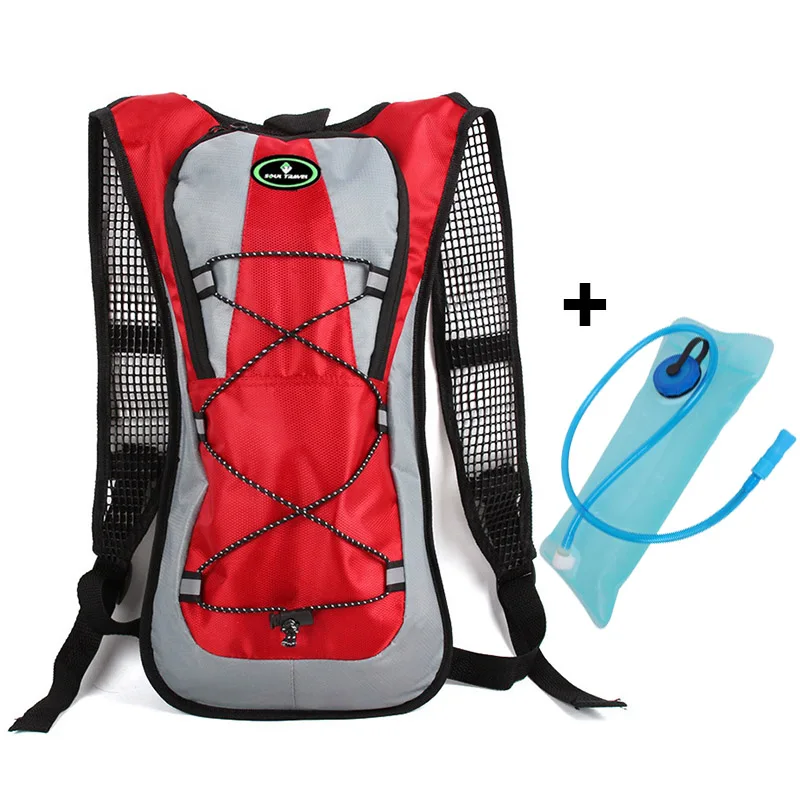 HOTSPEED 5L велосипедная Сумка водонепроницаемая уличная MTB Дорожная велосипедная сумка Гидратация велосипедная походная сумка для мотокросса рюкзаки с 2L сумка для воды - Цвет: with Hydration bag