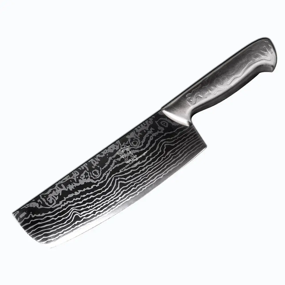 CHUN японский кухонный нож 7 дюймов Santoku ножи лазерный дамасский узор овощное мясо