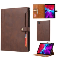 luxury flip leather book case for ipad air 4 10 9 inch cards wallet stands cover for ipad pro 11 12 9 inch 2020 5 6 7 8 fundas