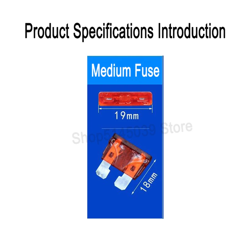 10Pcs Mini Medium Blade Car Fuse 1A 2A 3A 5A 7.5A 10A 15A 20A 25A 30A 35A 40A 50A AMP Set For Auto Truck CAR FUSE | Обустройство дома