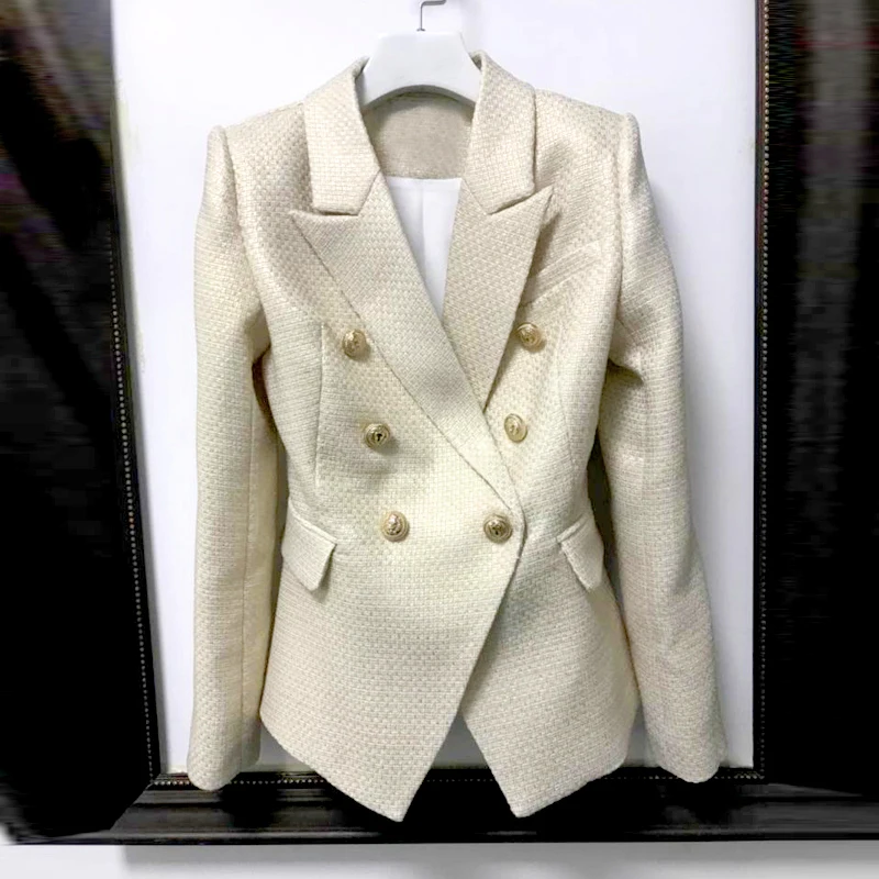 Женский блейзер новинка 2019 классический дизайнерский Блейзер женский