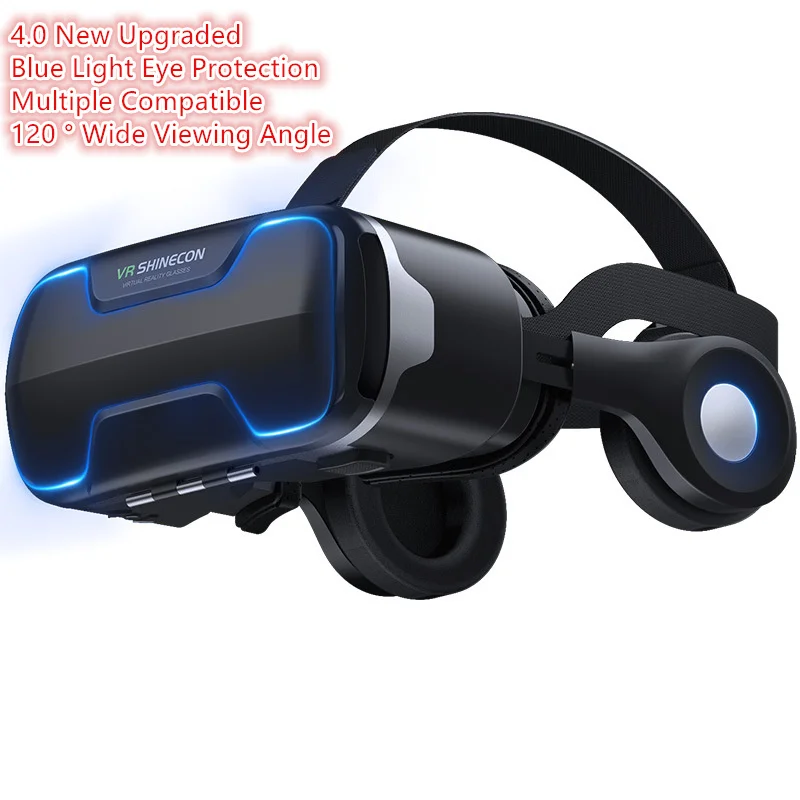 Улучшенный комплект VR Shinecon 4 0 очки VR/гарнитура с дистанционными наушниками