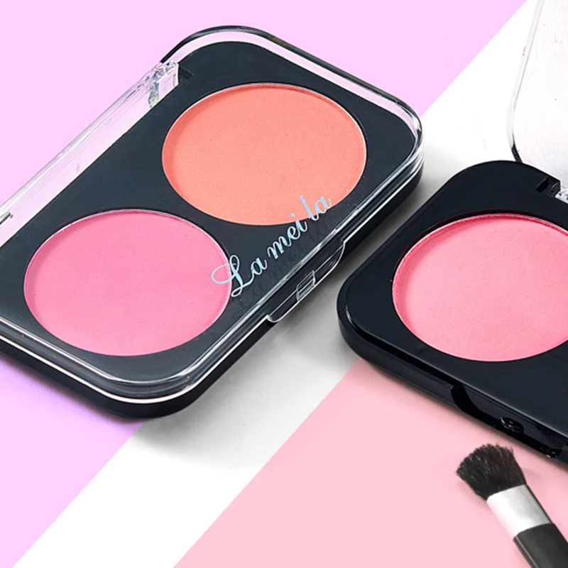 

Nude Makeup Long-Lasting Repairing Rouge Palette Brighten Orange Pink Natural and Delicate Blush 1pc