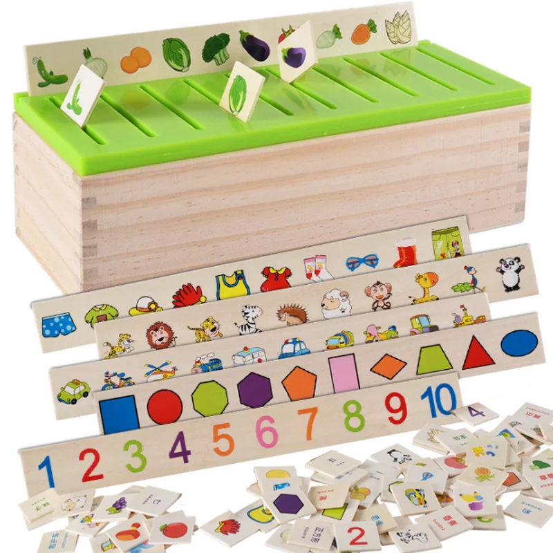 

Wooden Math Toy Mathematical Knowledge Classify Cognitive Matching Kid Montessori Early Educational Learn Toy Gift For Children
