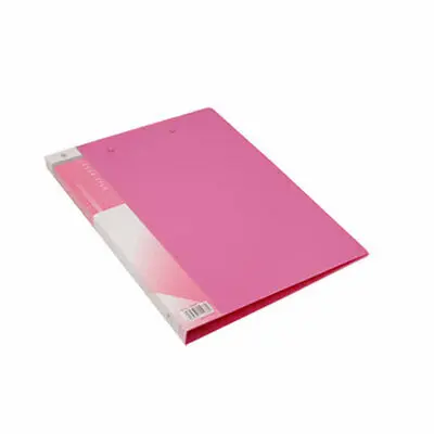 

A4 Pink Plastic Double Lever Clip Document File Folder