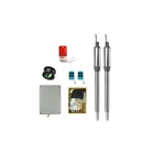 Трансформатор для открывания ворот, 220 В, поршневой Электрический подъемник для поворотных ворот, фотоэлементы, лампа, беспроводная клавиатура опционально