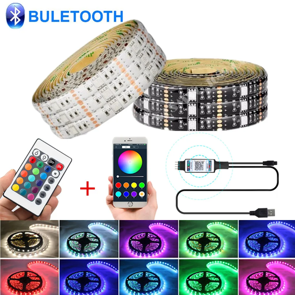 

5V USB LED strip RGB LED Light Waterproof 5050SMD Tape LED Strip Light For TV Background navidad luces led decoracion christmas