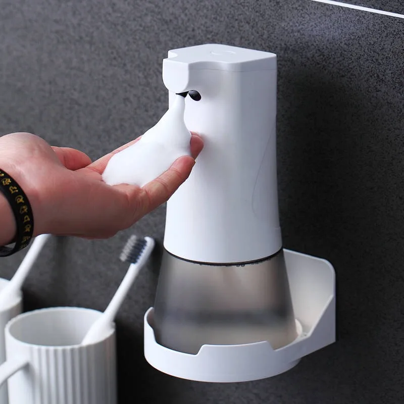 

Foam Soap Dispenser USB Rechargeable 350ML Automatic IPX4 Waterproof 0.25s High Sensitive Sensor Kitchen Bathroom Hand Wash