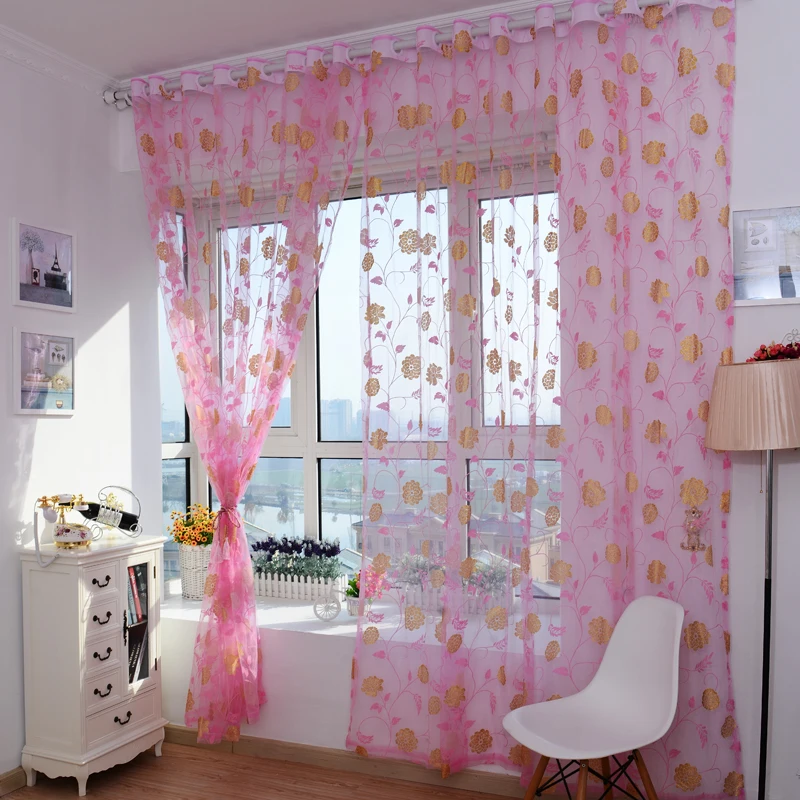 Вышитые Короткие прозрачные Занавески для гостиной спальни мальчиков