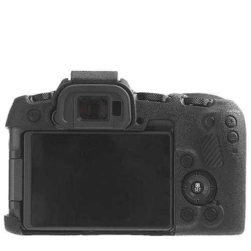 Textured Black Лучшее качество резиновый силиконовый чехол защитная рамка для Canon EOS RP мягкая камера - Color: Textured Black