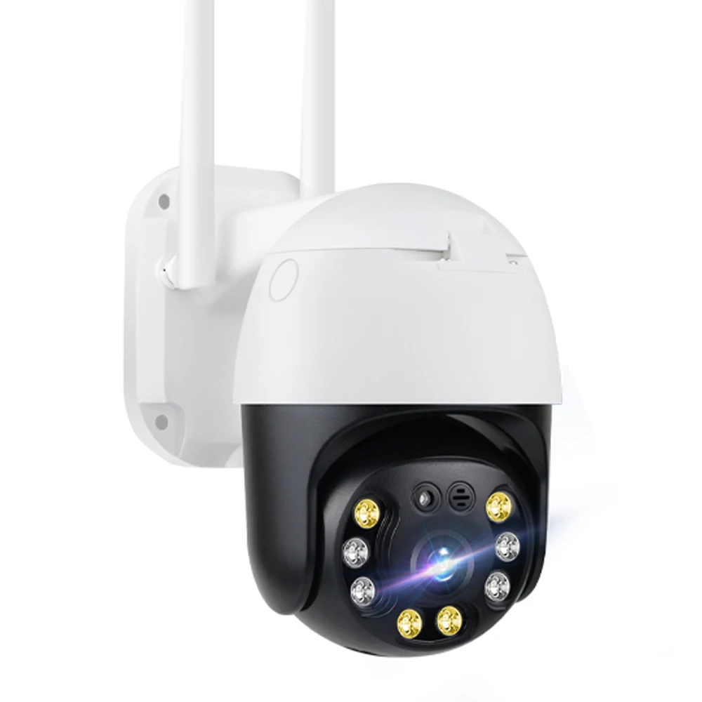 

5MP Wifi Camera 360 Outdoor Security Camera Wireless Speed Dome Camera 4X Zoom Remote Control Mini Dome Camera AI Auto Tracking