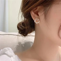 popular fashion jewelry adult cute gifts womens elegant earrings with diamonds temperament all match simple earrings jewelry