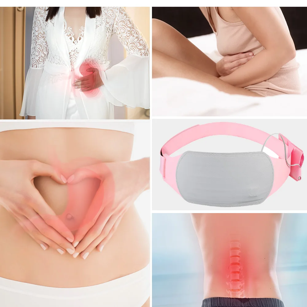 Грелка талии грелка для женщин девочек дома путешествия розовый кожаная зарядка