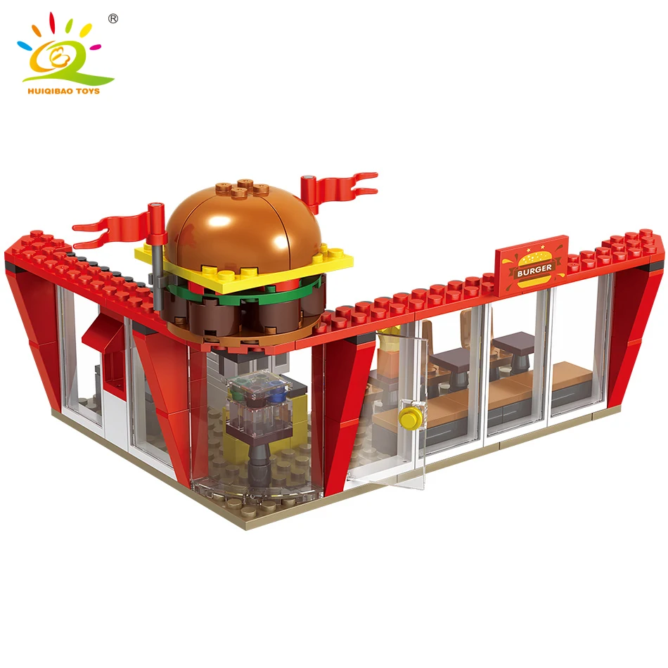 406 шт город полиция грабитель магазин уличный вид строительные блоки фигурки