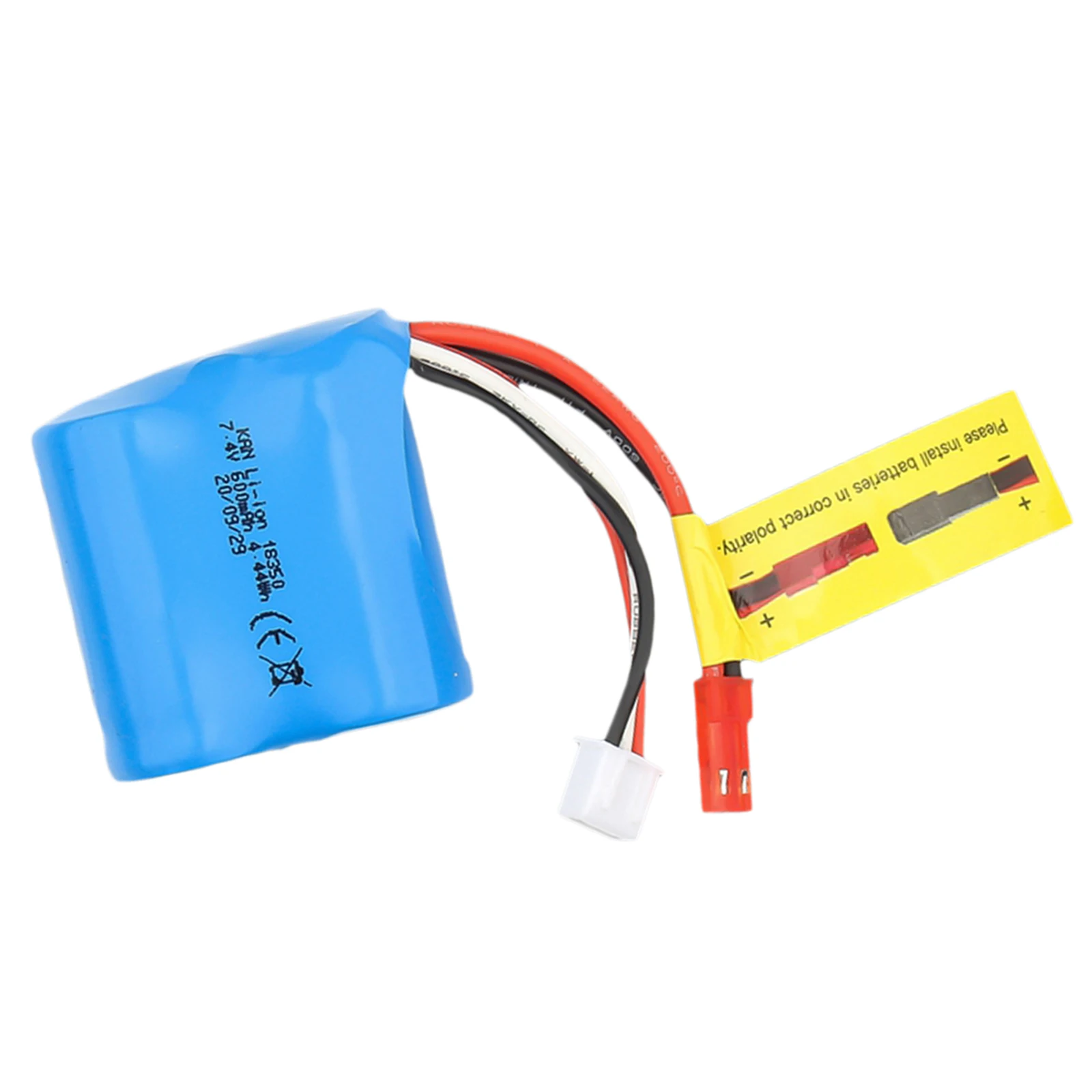 

Professional Plastic 3.7V 500mAh RC Boat Battery Replace Blue 4x4x1.8cm