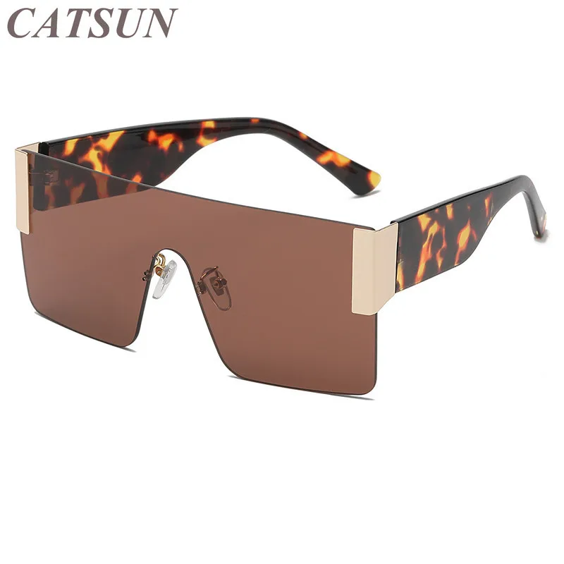 

New Style Fashion Trend Big Box Square Sunglasses Women Street Personality Shooting Outdoor Sun Glasses UV400