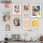 Абстрактная Картина на холсте цветной цветочный постер матиссе Японские Настенные картины скандинавские постеры и принты Декор для гостиной