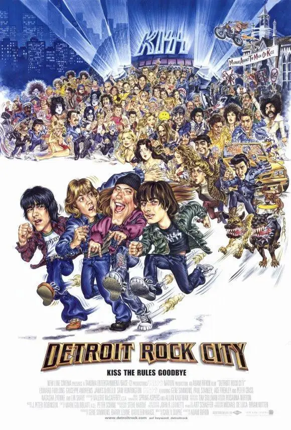 

Detroit Rock City Movie Wall Sticker Silk Poster Art Light Canvas Home Decoration
