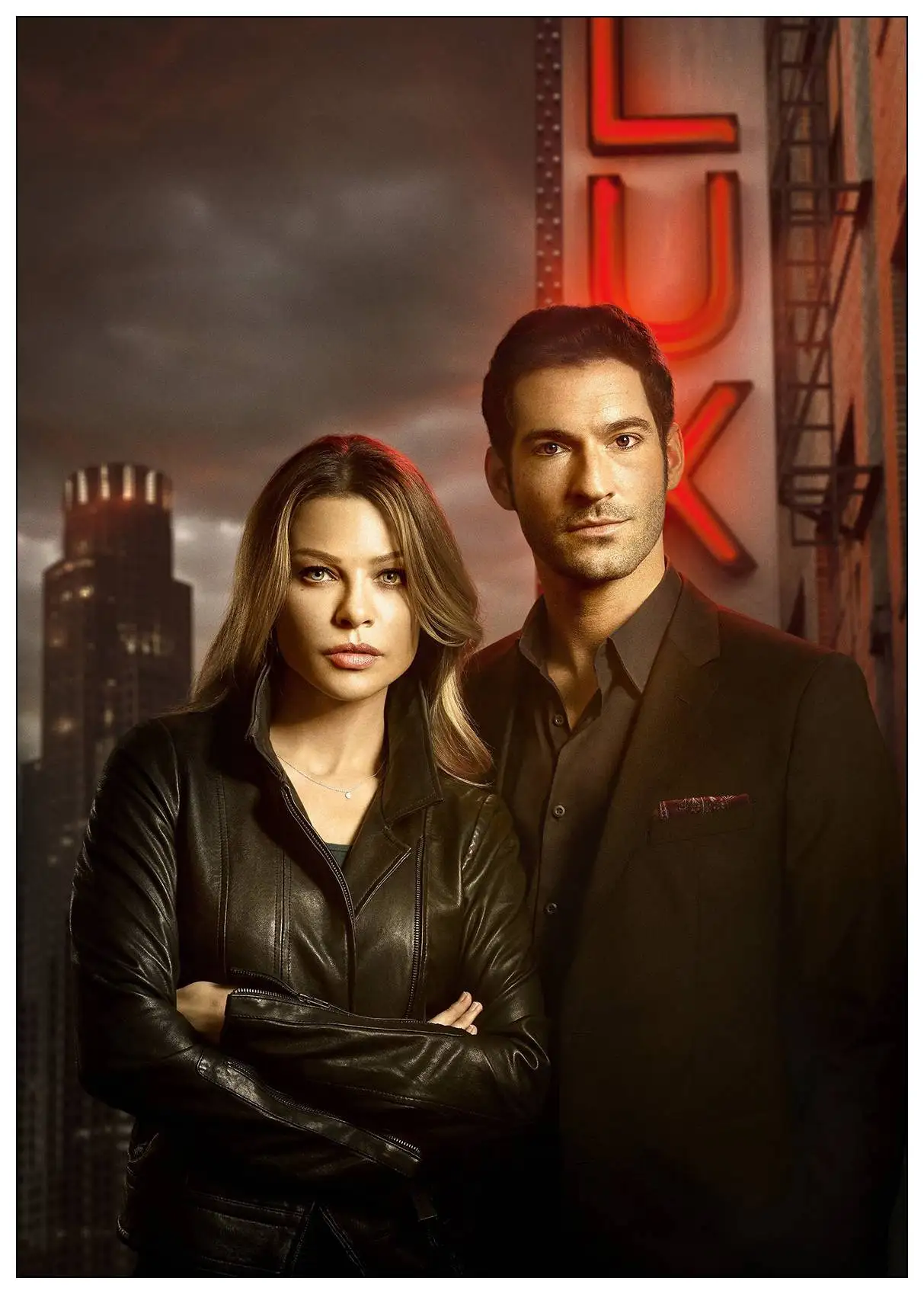 Облицовочный плакат Lucifer ТВ серии показ стикер на стену белая бумага домашний декоративный плакат на стену Прозрачный декор изображения - Цвет: E198
