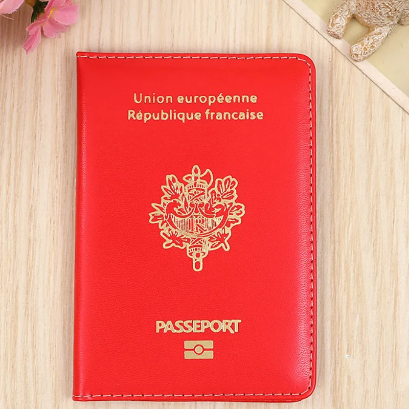 Аксессуары для путешествий деловой яркий PU кожаный милый женский французский
