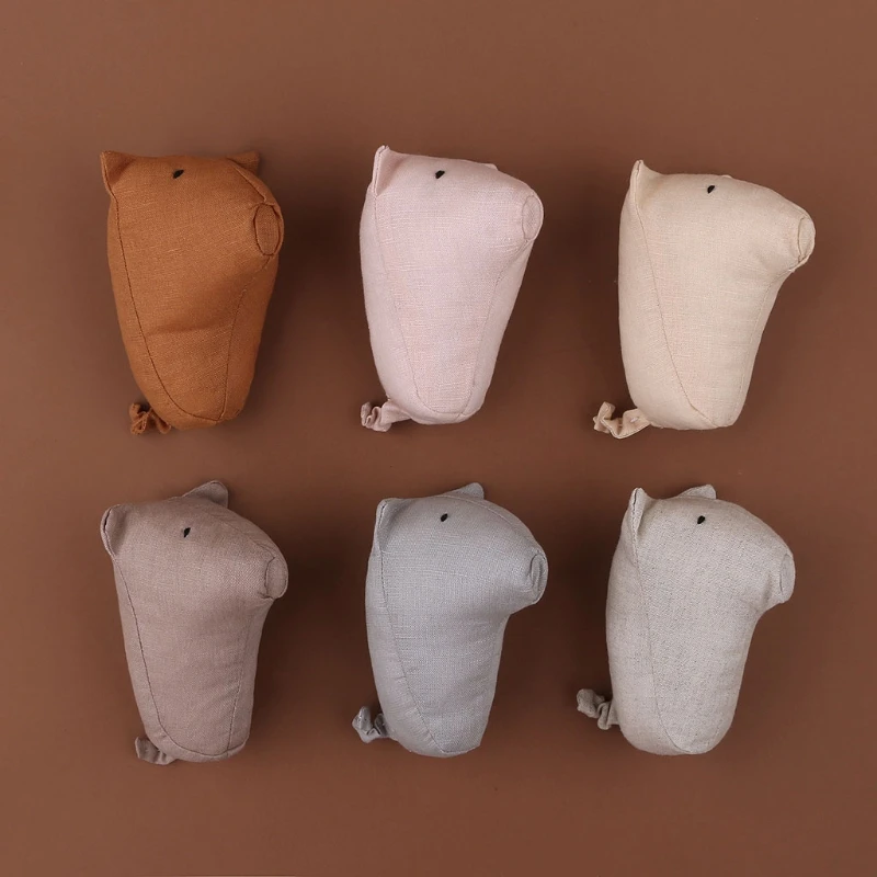 

Baby Hand Bells Rattles Soft Plush Shaking Toys Newborn Early Educational Toy Cartoon Baby Boy Girl Rattles Infant Animal Hand