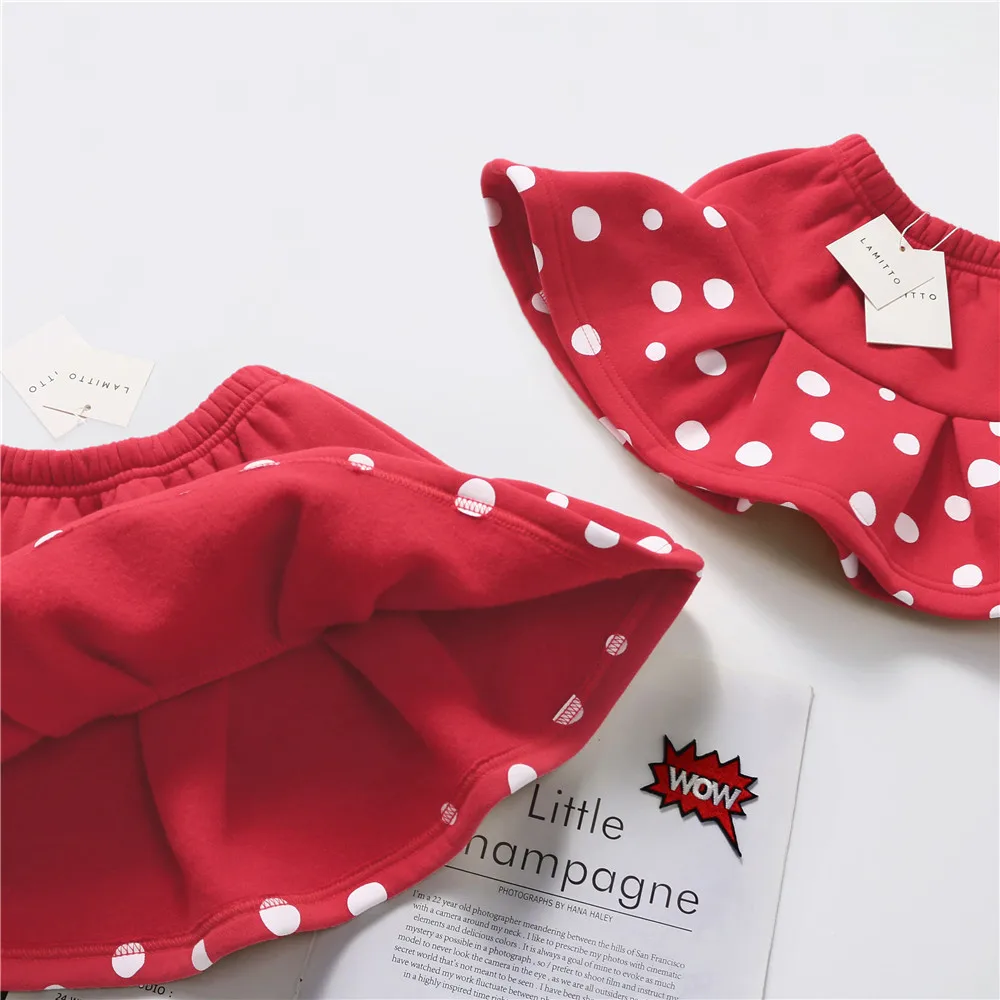 

Tonytaobaby Autumn and Winter Clothing New Baby Children's Clothingvelvet Warm Two-piece Set Girls Outfits