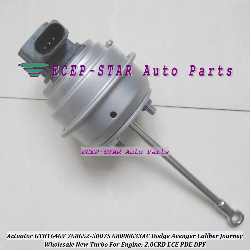 Электронный привод Turbo wastegate GTB1646V 768652 768652-5007S 68000633AC Для Dodge Avenger Caliber Journey 2.0CRD ECE PDE DPF |