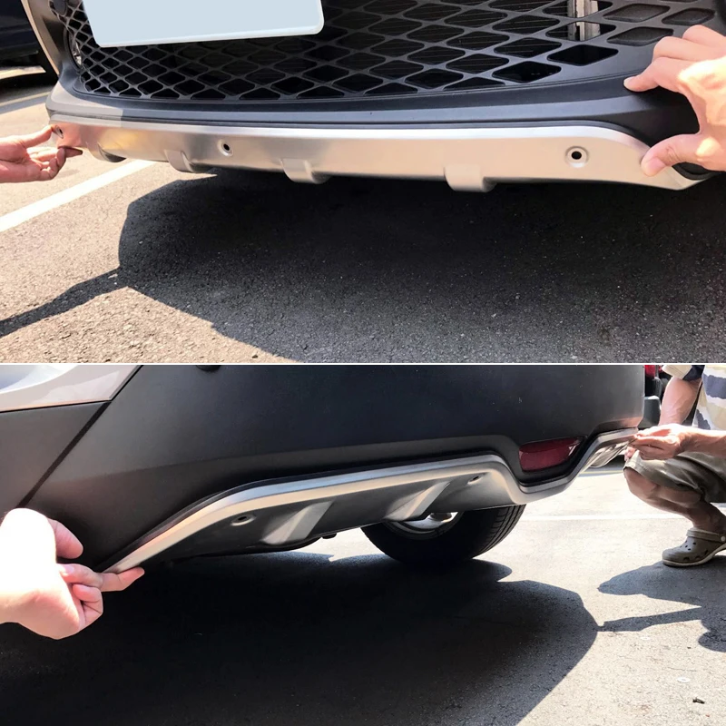 

Car Products Fit for Toyota CHR/Hybrid 2016-2019 Accessories Front Rear Bumper Skid Protector Guard Plate Cover Exterior Parts