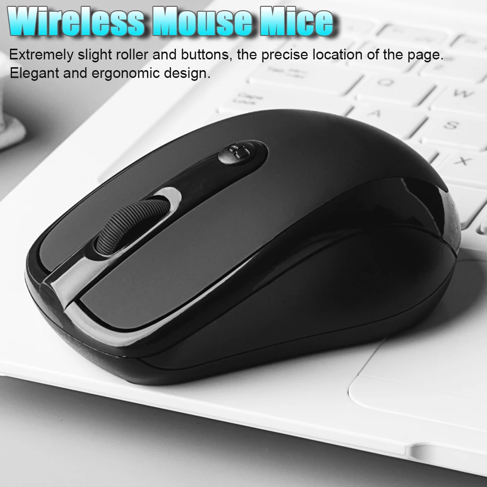 

USB Wireless mouse 2000DPI Adjustable Receiver Optical Computer Mouse 2.4GHz Ergonomic Mice For Laptop PC Mouse