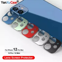 Anillo Protector de cámara para iPhone 13, 12 Pro Max, Mini lente trasera, Protector de pantalla de Metal para iPhone 11 Pro Max, cubierta de película de lente