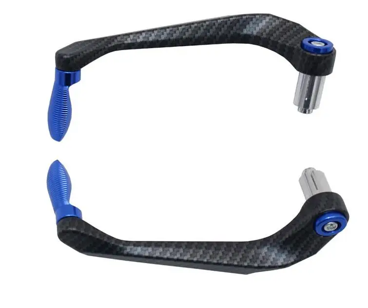 balck and blue 1 пара мотоциклетных модификаций анти-осенние роговые тормоза защита рук лук CNC защита стержня Универсальный Мотоцикл аксессуары для укладки - Цвет: balck and blue