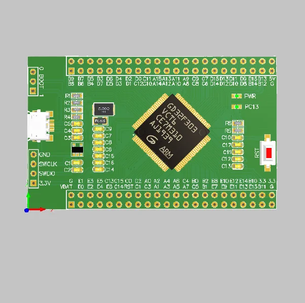 Материнская плата GD32F303VCT6 минимальная системная M4 макетная Vct6 заменяет Stm32f303vct6