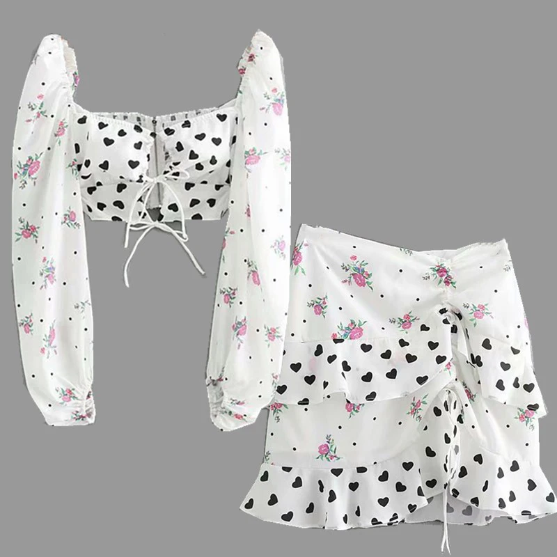 Новая мода цветочный принт короткая футболка короткий топ сексуальный женский