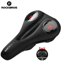 rockbros mtb bicycle saddle cover liquid silicone gels saddle cover hollow breathable comfortable soft cycling seat accessories