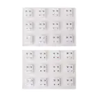 Серьги для пистолета 83XC 12 пар медные 3 мм CZ Шпильки для пирсинга ювелирных изделий