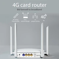 4g smart wifi router 300mbps high speed wireless router with 4 external antennas sim card slot 2 4ghz wifi router roller