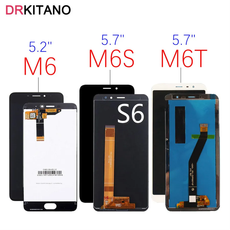 ЖК дисплей для Meizu M6T дигитайзер сенсорного экрана 6T M811Q M6 M712H M712Q MEIZU M6S экран M711H M711M