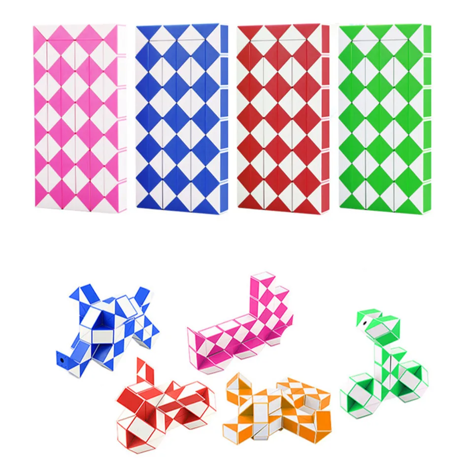 Магическая линейка Moyu 3D волшебный куб 72 сегмента cubo magico Snake Twist Cube головоломка для