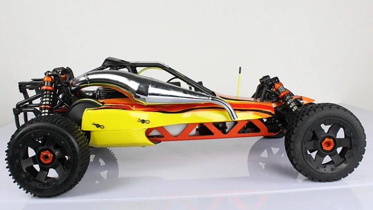 Глушительная боковая Монтажная труба настроенная для HPI Rofun и KM Baja Багги BAJAS