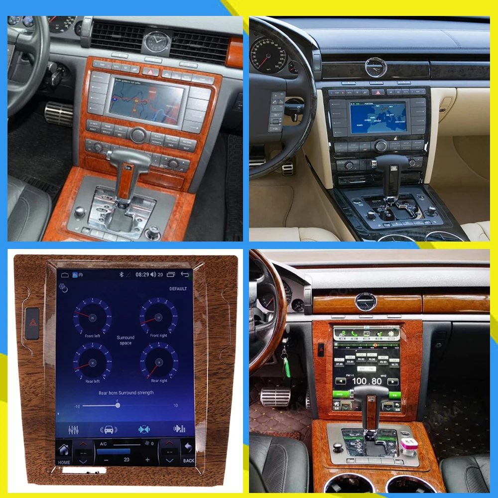 Tesla для VW/Volkswagen Phaeton радио Android мультимедийный 2003 2013 GPS навигатор автомобильный