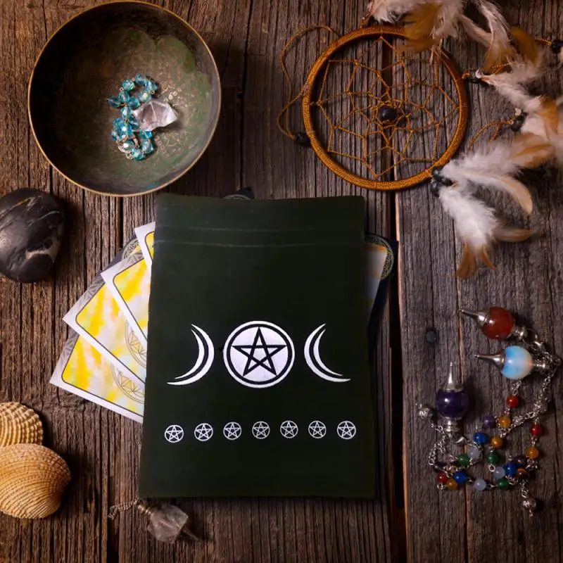 13x18 см специальная брендовая сумка Tarot для карт оракула хранения вещей ведьмы из