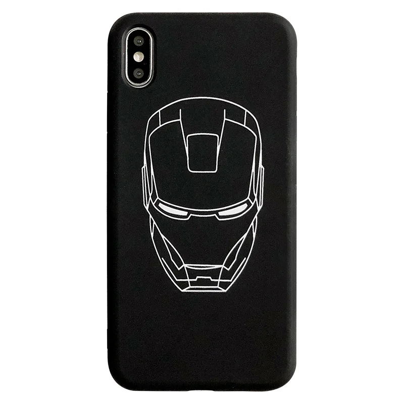 

New 2021 Avengers iron Man waterproof Phone case for iPhone 7/8 plus x xr xs max 11/12pro max 12mini