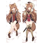 Чехол с рисунком из аниме The Rising of the Shield Hero Raphtalia Подушка Dakimakura чехол Otaku обнимающая подушка для тела наволочка для постельного белья